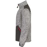 Jobman 1247 Softshell Jacket Grijs/Rood maat XS