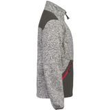 Jobman 1247 Softshell Jacket Grijs/Rood maat XS