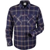 Fristads Flanellen Overhemd 7421 Msf - Marineblauw - XS
