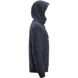 Snickers 2845 Logo Hoodie Marineblauw maat XS
