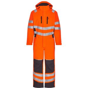 F. Engel 4946 Safety Winter Boiler Suit Orange/Anthracite
