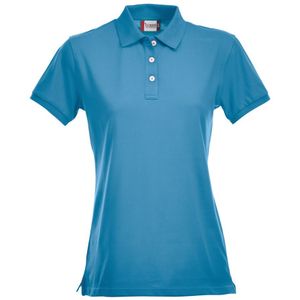 Clique Premium Dames Polo Turquoise