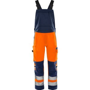 Fristads High vis Green amerikaanse overall klasse 2 1030 GLPU Hi-Vis Oranje/Marineblauw