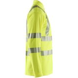 Blåkläder 3439-1741 Multinorm polo piqué lange mouw High Vis Geel maat 4XL