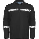 Projob 7004 Polo Lange Mouwen Heren Zwart/Zwart maat 4XL