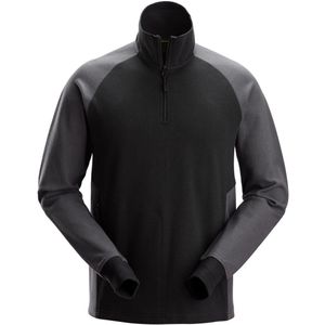 Snickers - 2841 - Sweatshirt - Zwart/Staalgrijs - Katoen-Polyester