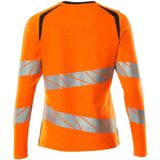 Mascot 19091-771 Dames T-shirt lange mouwen Hi-Vis Oranje/Donkerantraciet