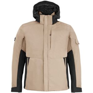 FHB Georg Werkjack Primaloft Beige-Zwart maat XS
