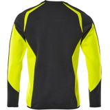 Mascot 22084-781 Sweatshirt Zwart/Hi-Vis Geel maat S