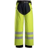 Snickers 8269 ProtecWork Regenbroek PU High-Vis Klasse 2 High-Vis Geel maat L
