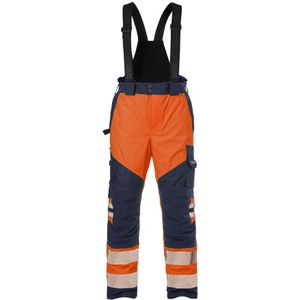 Fristads High Vis Airtech® shellbroek klasse 2 2515 2 GTT Hi-Vis oranje/marineblauw