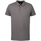 Pro Wear ID 0534 Men Business Polo Shirt Stretch Silver Grey