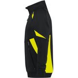 Dassy Aratu Sweater Zwart/Fluogeel maat XS