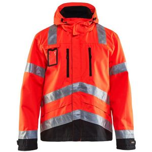 Blåkläder 4837-1977 Jack. Ongevoerd High Vis High Vis Rood/Zwart maat 5XL