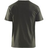 Blåkläder 3525-1042 T-shirt Groen/Grijs