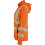 Blåkläder 3574-2538 Dames High Vis sweatshirt met afneembare capuchon High Vis Oranje maat L