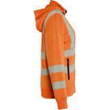 Blåkläder 3574-2538 Dames High Vis sweatshirt met afneembare capuchon High Vis Oranje maat L