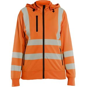Blåkläder 3574-2538 Dames High Vis sweatshirt met afneembare capuchon High Vis Oranje maat L