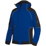 FHB Walter Softshell-Jack Korenblauw-Zwart