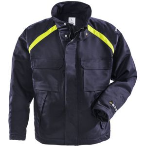 Winterjack - Vlamvertragend - Blauw - Katoen/Polyester - Gevoerd
