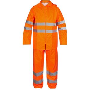F. Engel 1916 Safety Rainwear Suit Orange