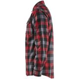 Blåkläder 3299-1152 Overhemd flanel Rood/Zwart maat L