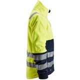 Snickers 8035 AllroundWork High-Vis Jack met rits Klasse 2 High-Vis Geel/Marineblauw maat XS