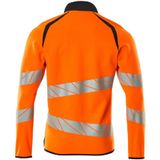 Mascot 19184-781 Sweatshirt met rits Hi-Vis Oranje/Donkermarine