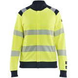 Blåkläder - 3471-1762 - Sweatshirt - High Vis Geel/Marineblauw - Dames