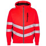 F. Engel 8025 Safety Sweat Cardigan Red/Black