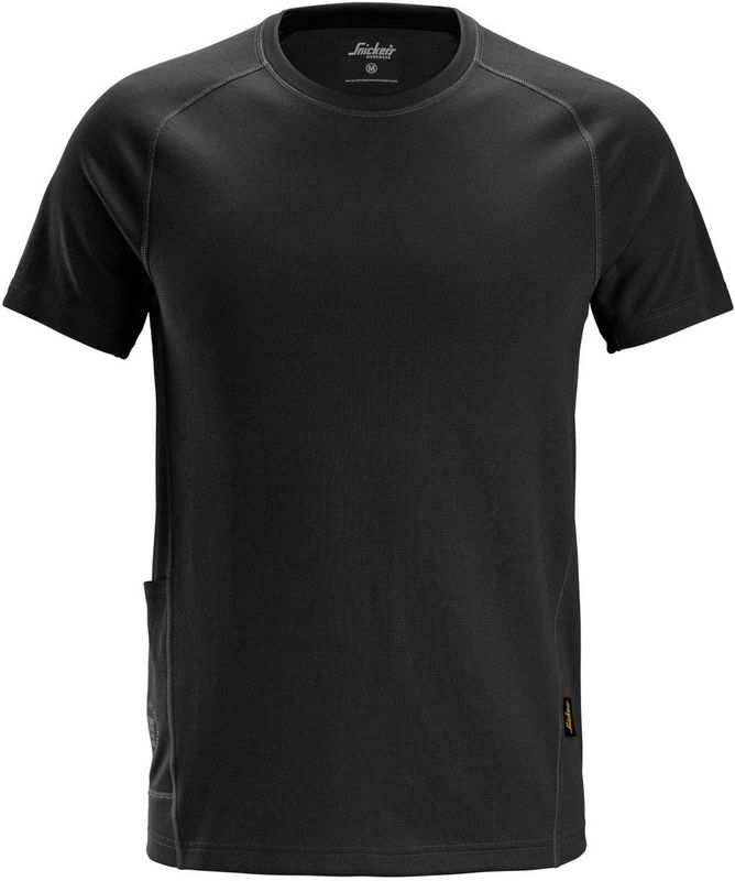 Snickers 2556 Stay Fresh T-Shirt Zwart maat XS