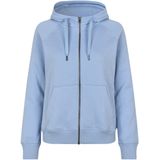 Pro Wear by Id 0639 CORE hoodie met rits dames Lichtblauw maat XS