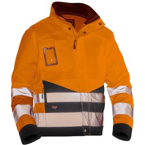 Jobman 1231 Hi-Vis Jacket Oranje/Zwart