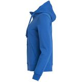 Clique Basic hoody full zip Dames Kobalt