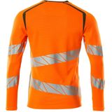 Mascot - 19091-771 - Dames T-shirt - Hi-Vis Oranje/Mosgroen - Lange Mouwen