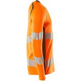 Mascot - 19091-771 - Dames T-shirt - Hi-Vis Oranje/Mosgroen - Lange Mouwen
