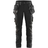 Blaklader Dames werkbroek met stretch 7115-1343 - Zwart - C32