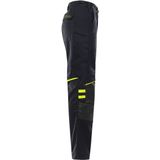 Fristads Flamestat stretchbroek 2180 FSS Donker Marineblauw/Hi-Vis Geel maat D92
