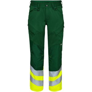 F. Engel 2546-314 Safety Trousers Stretch Green/Yellow maat 50