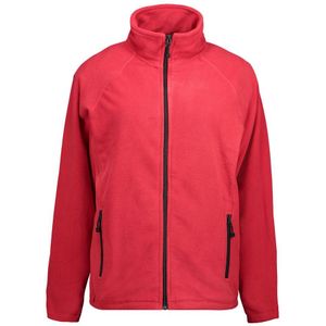 Pro Wear ID 0805 Ladies Microfleece Cardigan Red