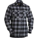 Blåkläder 3225-1131 Overhemd Flanel Gevoerd Donkergrijs/Zwart