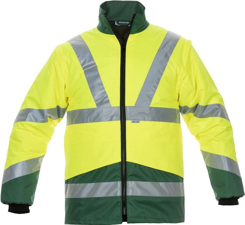 Hydrowear Pluto Binnenjas Fluor Geel/Groen maat S