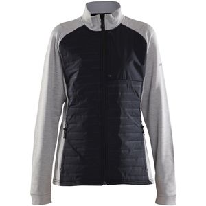 Craft - ADV Unify Hybrid Jacket - Damesjas - Grey Melange-Black