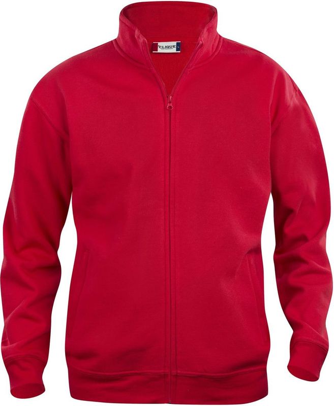 Clique Basic Cardigan Junior Kinderen Rood maat 110-120