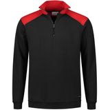 Santino Tokyo Zipsweater Black / Red maat 5XL