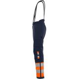 Fristads High vis winterbroek klasse 1 2681 GLPS Hi-Vis Oranje/Marineblauw maat XS
