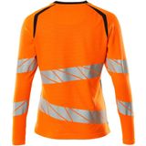 Mascot - 19091-771 - Dames T-shirt - Hi-Vis Oranje/Donkermarine - Lange Mouwen