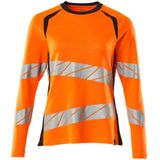 Mascot - 19091-771 - Dames T-shirt - Hi-Vis Oranje/Donkermarine - Lange Mouwen