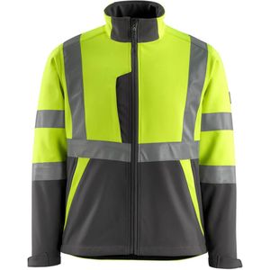 Mascot 15902-253 Softshell jas Hi-Vis Geel/Donkerantraciet maat 4XL