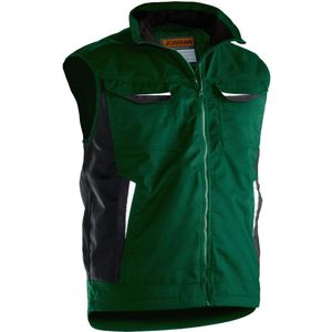 Jobman 7517 - Service Vest Lined - Bosgroen - Gevoerde Bodywarmer